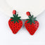 Exaggerated Acrylic Fruit Earrings for Women - Lemon, Strawberry, Watermelon, and Cherry Design