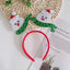 Cartoon Santa Claus Plaid Hair Band for Kids - Festive Holiday Headband