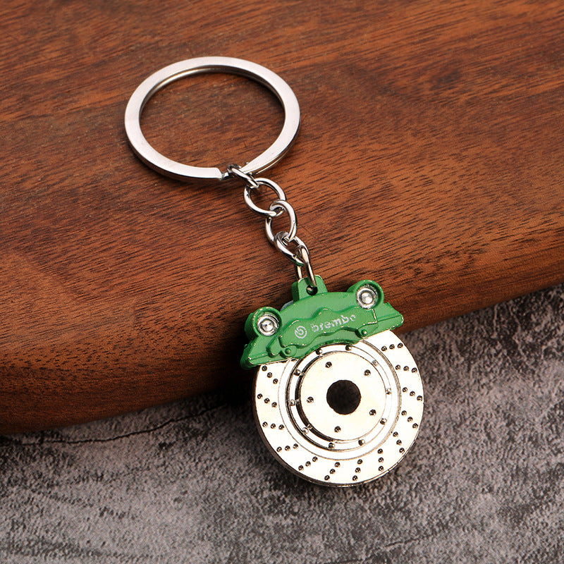 Simple Alloy Unisex Keychain with Creative Car Parts Design