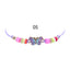 Colorful Butterfly Heart Kids' Friendship Bracelet and Necklace Set