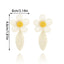 1 Pair Women's Beach Floral Raffia Drop Earrings - Creative Fashion Jewelry