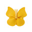 Girls' Butterfly Hair Clip - Glossy Leather & Polyester Rib Hair Accessory