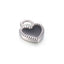Heart-Shaped Stainless Steel Love Lock Pendant Necklace - Valentine's Day Jewelry Accessories