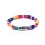 Bohemian Geometric Colorful Fabric Unisex Magnetic Bracelet