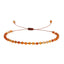 Simple Style Adjustable Natural Stone Beaded Knitting Bracelets