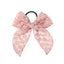 Sweet Floral Embroidered Bow Hair Tie for Kids