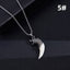 Ethnic Wolf Tooth Stainless Steel Pendant Necklace for Men