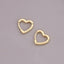 Geometric 18K Gold Gothic Stud Earrings for Nightclub