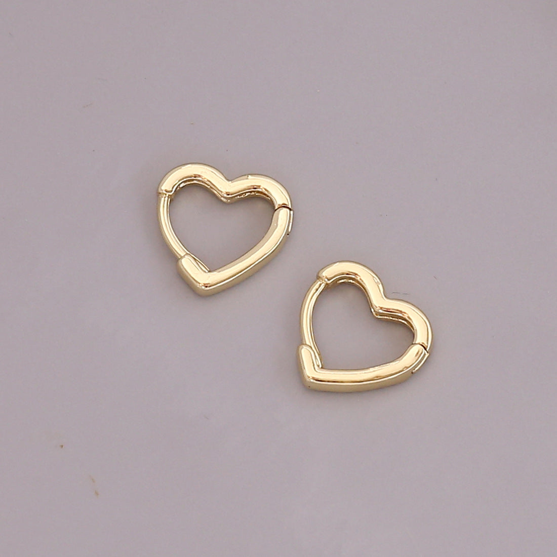 Geometric 18K Gold Gothic Stud Earrings for Nightclub