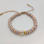 Bohemian Geometric Pearl Crystal Clay Copper Bracelets Set for Women