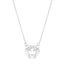 Fashion Hollow Tiger Pendant Titanium Steel Necklace 18K Gold Plated Chain