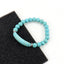 Simple Round Crystal Beaded Natural Stone Women's Bracelet