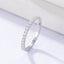 1 Piece Fashion Geometric Sterling Silver Inlay Zircon Rings