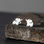 Simple Stainless Steel Cartoon Animal Earrings