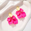 1 Pair Elegant Luxurious Sweet Petal Alloy Dangling Earrings