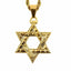 Simple Fashion Hollow Six-Pointed Star Stainless Steel Pendant Necklace