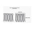 Unisex Retro Alloy Plating Insert Comb and Invisible Hairpin Headband for Bangs Finishing