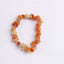 Fashion Irregular Natural Stone Beaded Bracelet with Colorful Crystal Chips