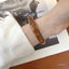 Retro Amber Pattern Acrylic Bangle Bracelet for Women