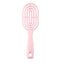 Simple Classic Solid Color Plastic Hairdressing Comb for Women - Fluffy Styling and Curling