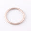 Elegant Gold Foil Silicone Women's Bangle Bracelet