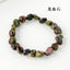 Simple Round Natural Stone Crystal Beaded Bracelet for Women