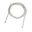 Retro Geometric Alloy Silica Gel Glasses and Mask Chain for Women and Men