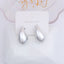 1 Pair Minimalist Water Droplet Acrylic Stud Earrings