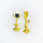 Retro Devil's Eye Alloy Layered Drop Earrings for Women