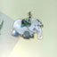 Cartoon Elephant Abalone Shell Pendant Jewelry Accessories