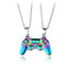 Simple Style Game Console Alloy Plating Couple Necklace with Magnetic Pendant