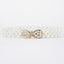 Elegant Vintage White Pearl Women's Chain Belt