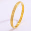 Elegant 18K Gold Plated Stainless Steel Bangle and Titanium Steel Diamond Bracelet Set