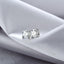 1 Carat Geometric Square Moissanite Sterling Silver Stud Earrings