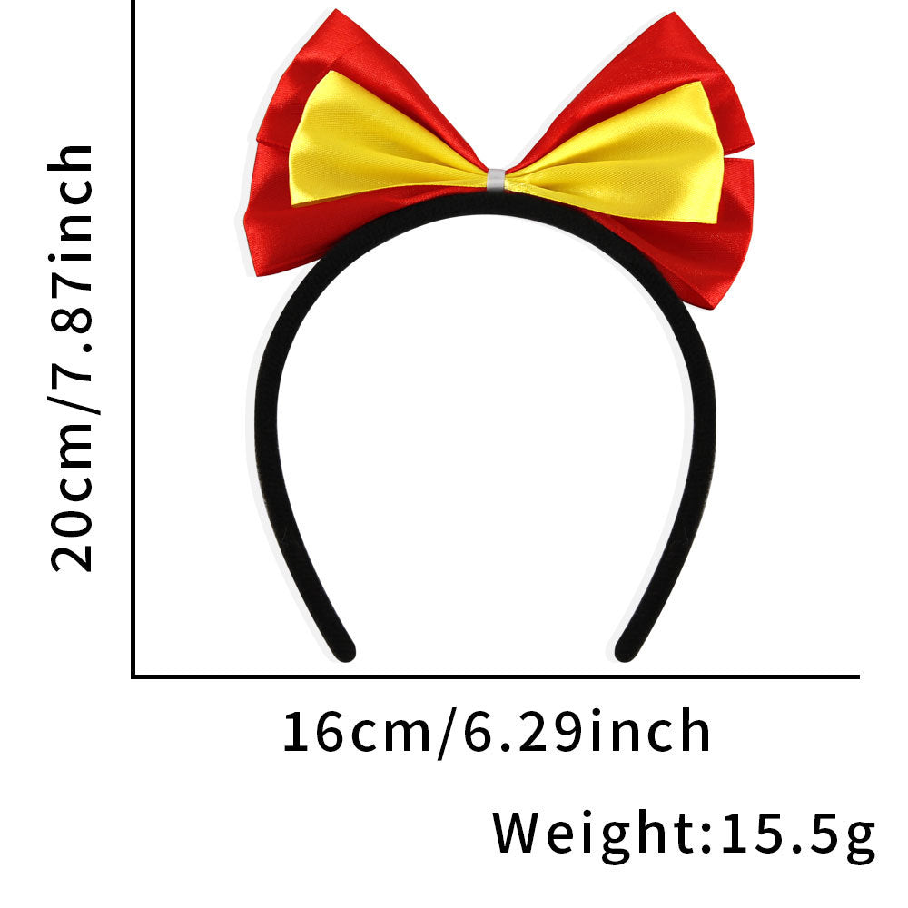 Independence Day Multicolor Bow Knot Headband Festival Costume Accessory