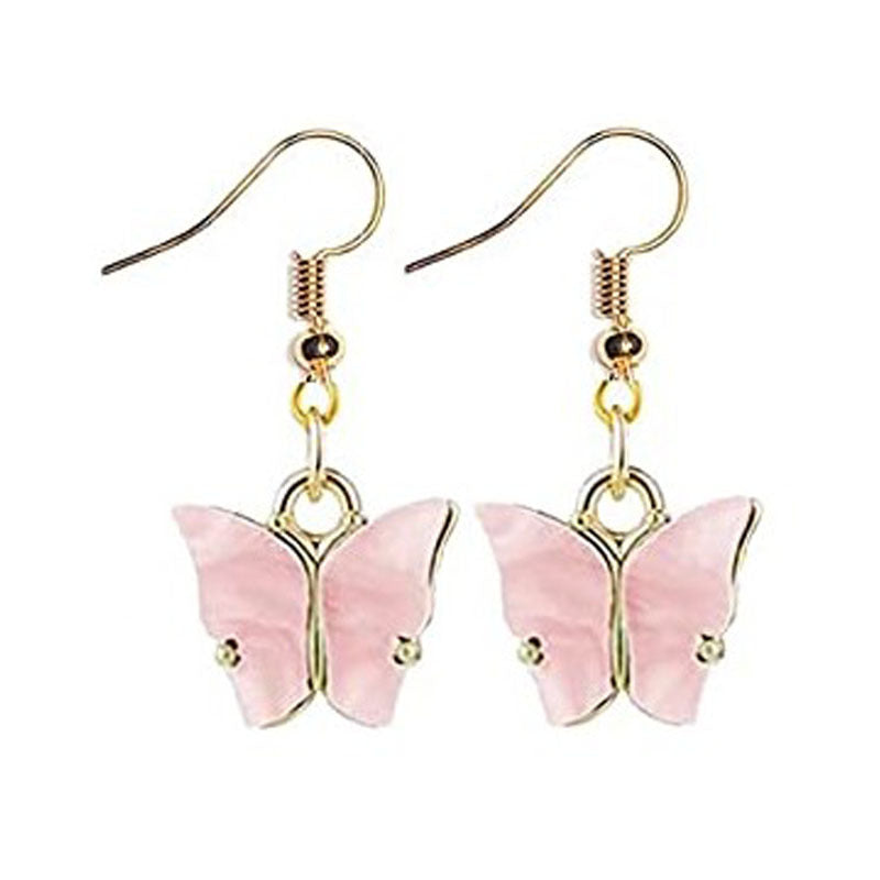 Fruit Bear Butterfly Plastic Resin Patchwork Women'S Drop Earrings 1 Pair