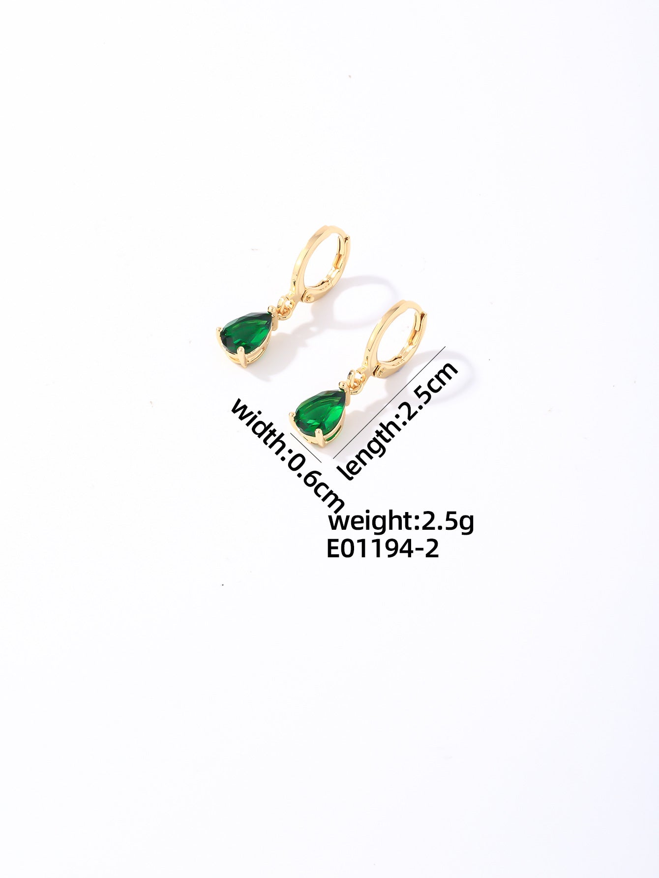 1 Pair Casual Vintage Style Simple Style Water Droplets Plating Inlay Stainless Steel Zircon White Gold Plated Gold Plated Drop Earrings