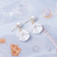 1 Pair Fashion Flower Alloy Plating Artificial Pearls Women'S Drop Earrings