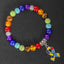 Simple Style Natural Stone Multicolor Puzzle Heart Bracelets Wholesale