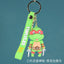 Cartoon Tortoise Silicone Keychain Accessory