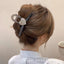 Women's Heart Shape Flower Acrylic Hair Claw Clip