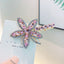 Classic Rhinestone Starfish Flower Hair Clip - Luxury Duckbill Hair Accessory