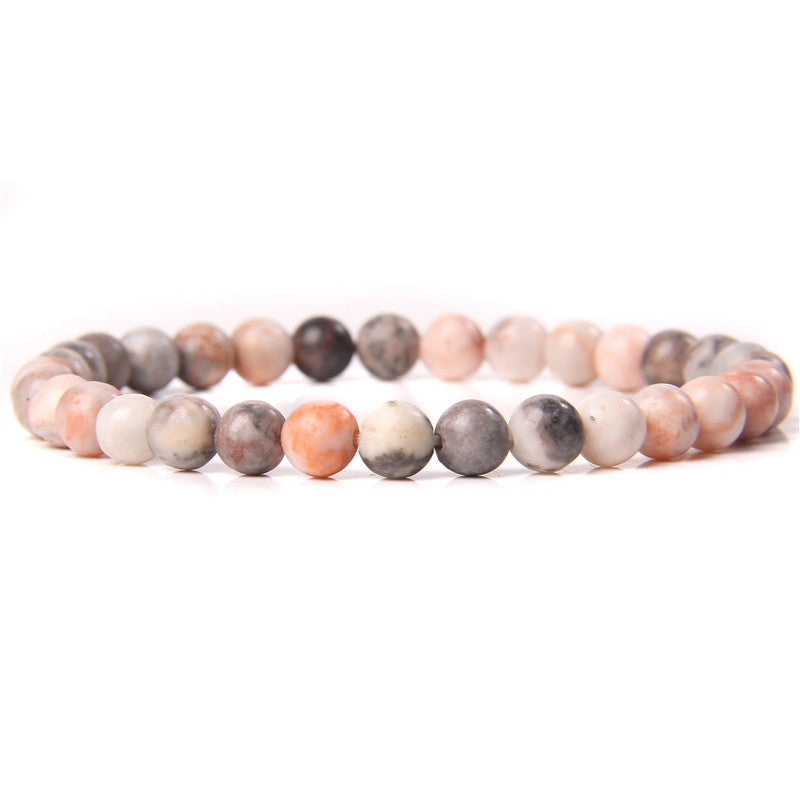 Fashion Natural Stone Crystal Agate Beaded Bracelet for Women