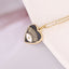 Drip Oil Eye Necklace Heart Necklace Stainless Steel Clavicle Chain