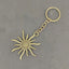 Retro Sun Moon Gold Plated Alloy Keychain Pendant