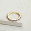 Simple Style Rectangle Copper Zircon 14k Gold Plated Open Ring