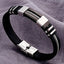 Men's Stainless Steel Silicone Hip Hop Punk Bracelet