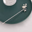 Women's Retro Geometric Silver Metal Hairpin - Fashionable Simple Headwear for Women