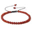 Casual Natural Agate Stone Adjustable Knitting Bracelet