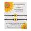 Sunflower Card Bracelet Creative Alloy Oil Drop Daisy Sunflower Woven Bracelet Female